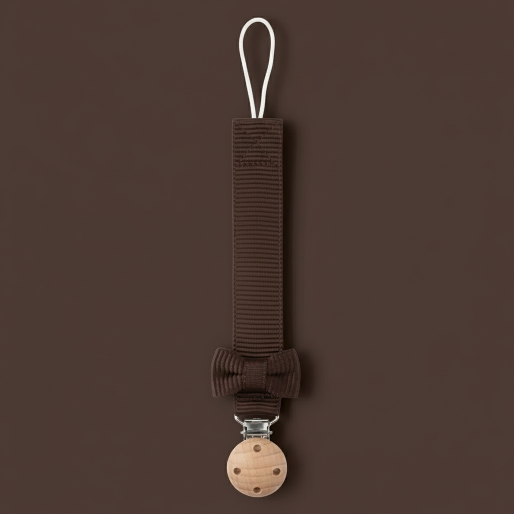 Mon premier noeud papillon - attache tétine personnalisée