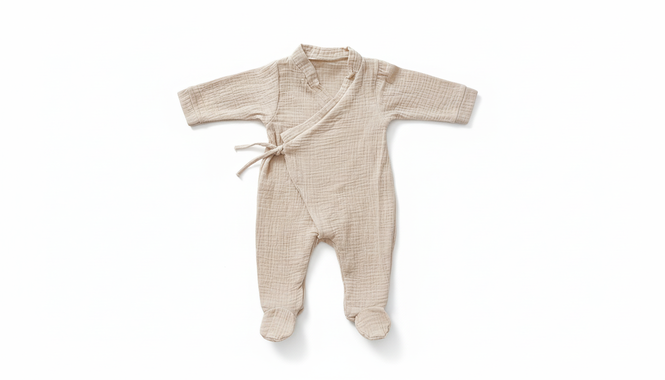 Combinaison bébé - légèreté et douceur en gaze de coton