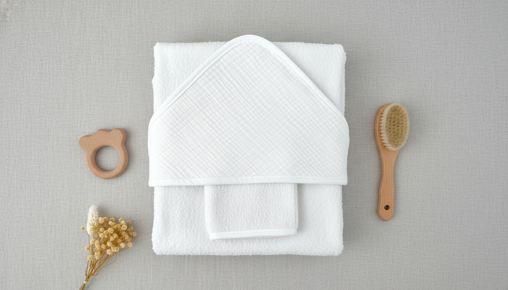 Cape de bain bébé "nuage de douceur" - parfaite après le bain