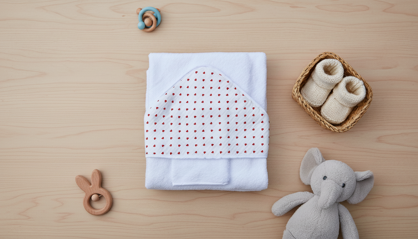 Cape de bain bébé "nuage de douceur" - parfaite après le bain