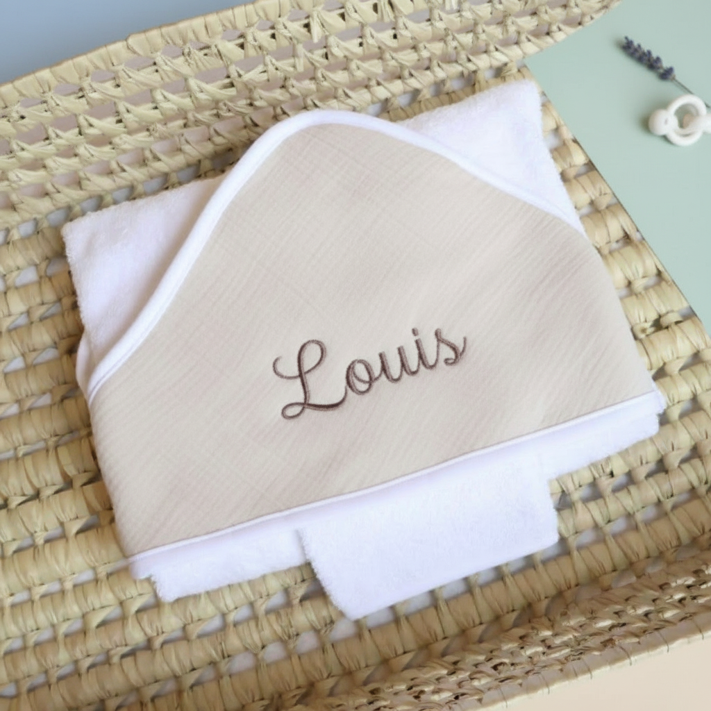 Cape de bain bébé "nuage de douceur" - parfaite après le bain