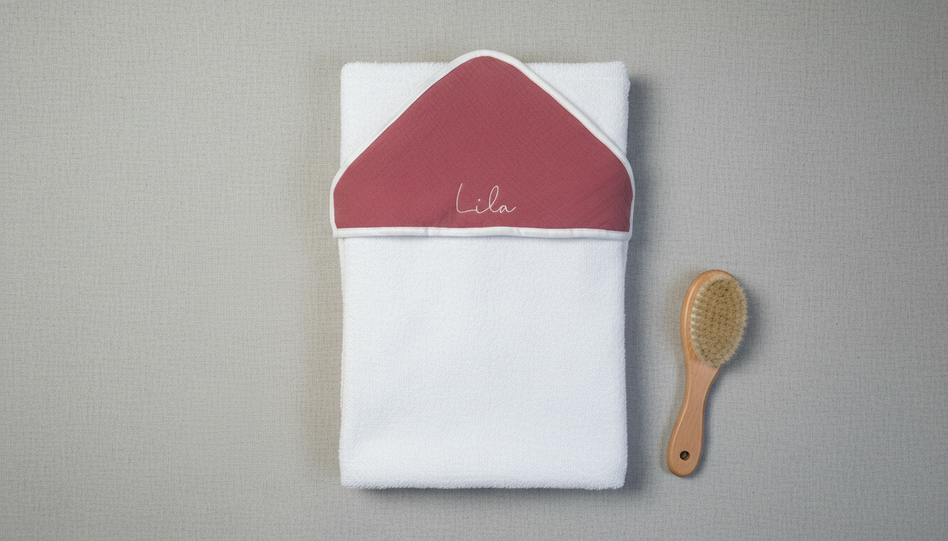 Cape de bain bébé "nuage de douceur" - parfaite après le bain