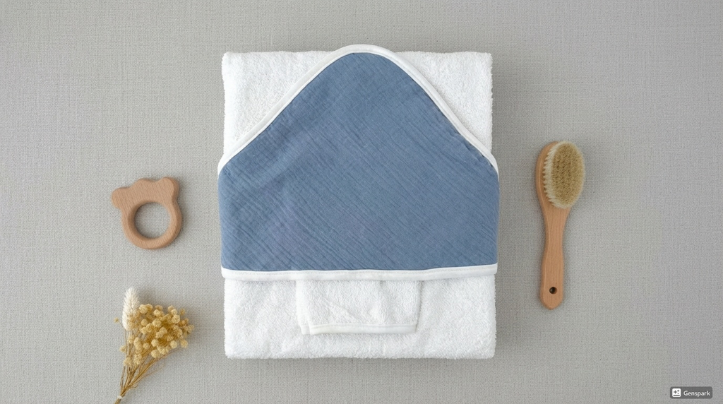 Cape de bain bébé "nuage de douceur" - parfaite après le bain