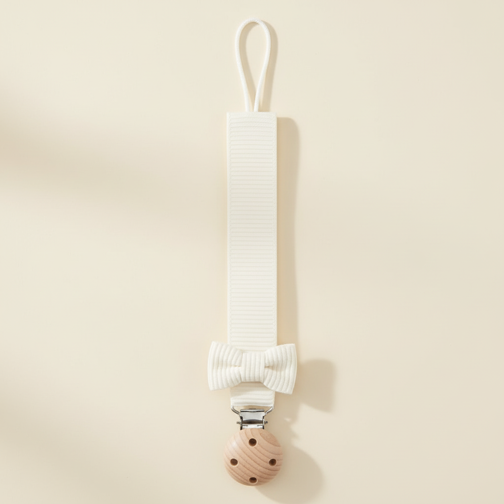 Mon premier noeud papillon - attache tétine personnalisée