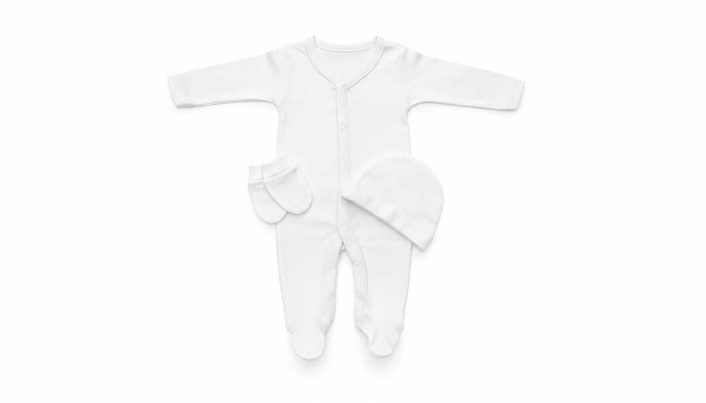 Ensemble bébé 3 pièces 100% coton - doux et confortable pour bébé