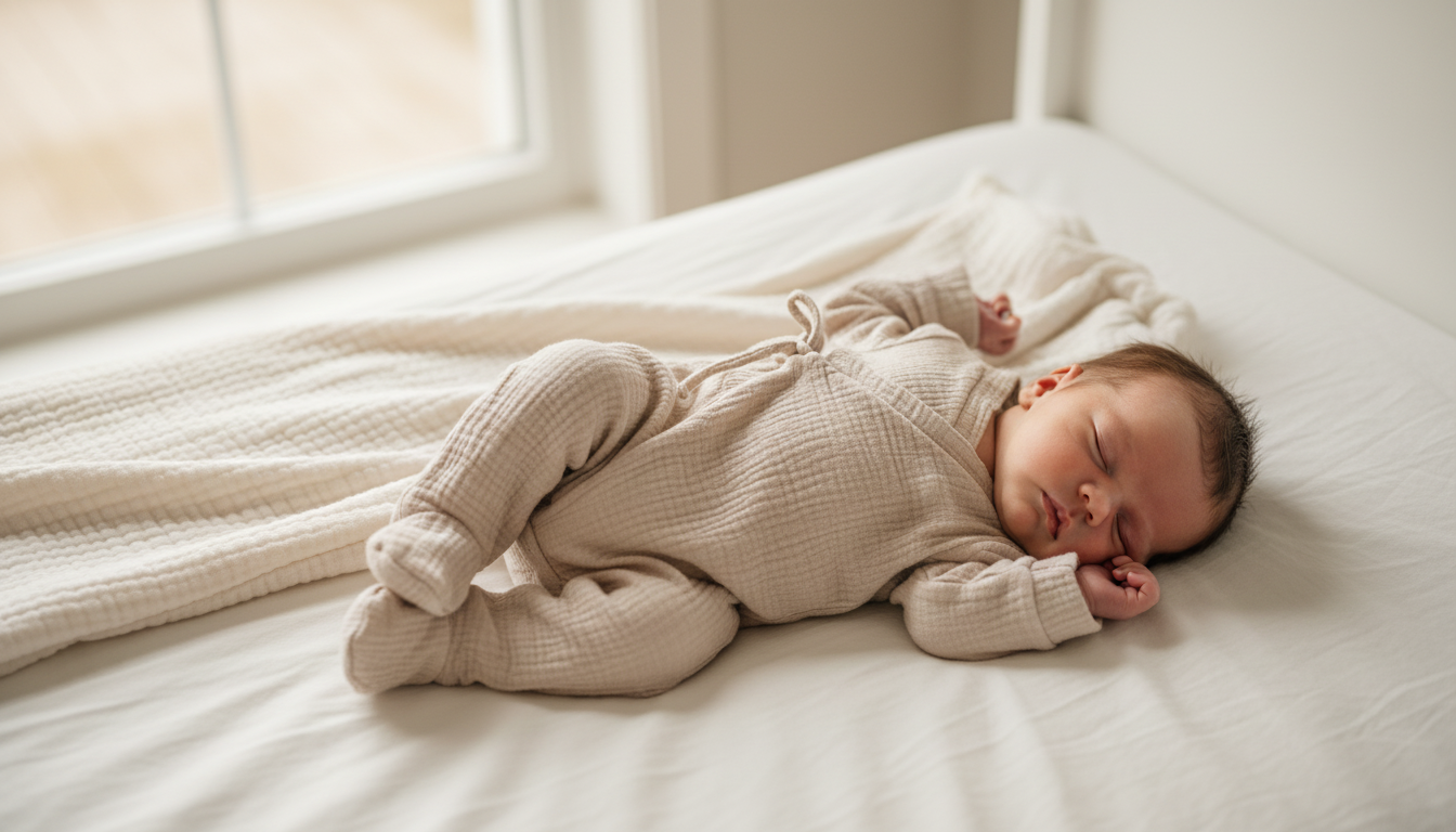 Combinaison bébé - légèreté et douceur en gaze de coton