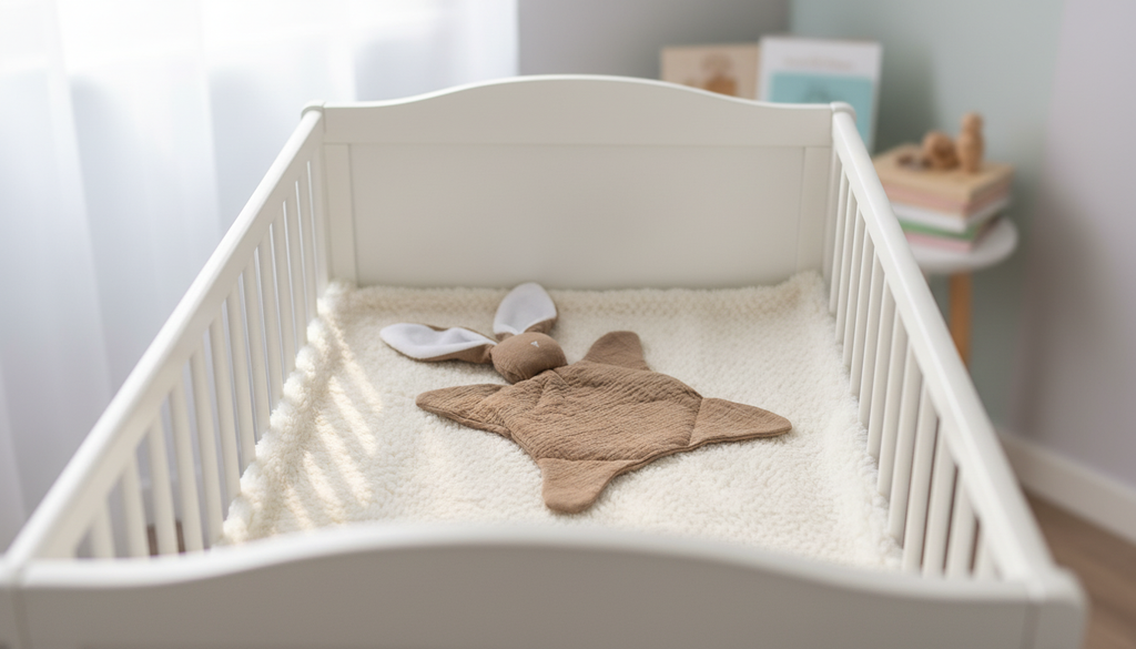 Lapin câlin - doudou en gaze de coton