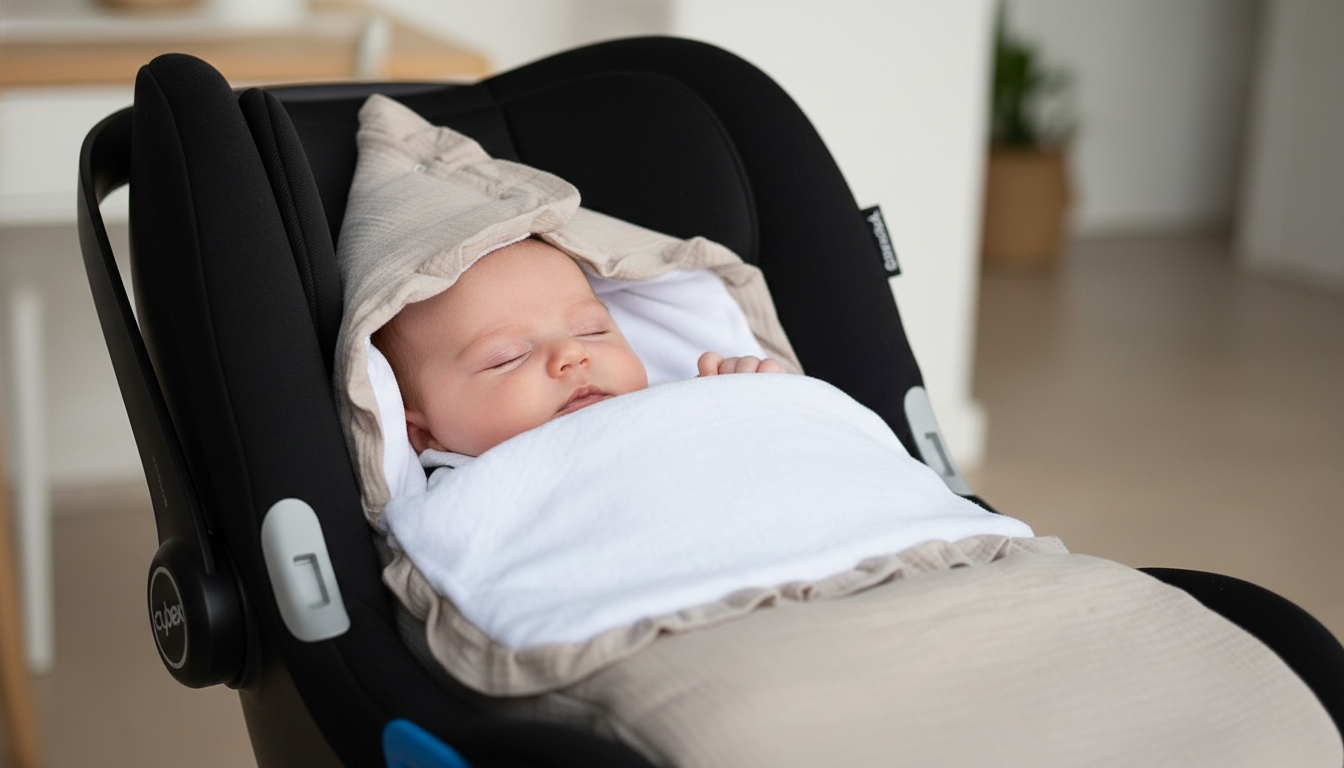 Nid d'ange bébé en coton doux - confort et chaleur dès la naissance